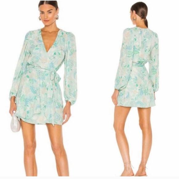 RESA Willow Dress in Blue Floral - Picture 1 of 7